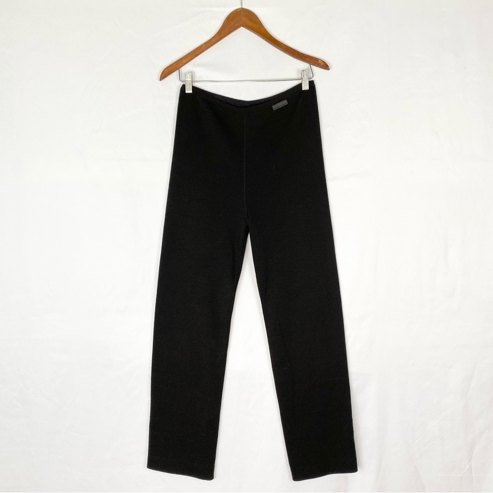 Sarah‎ Pacini Knit Straight Leg High Rise Pants Pull On Size Medium